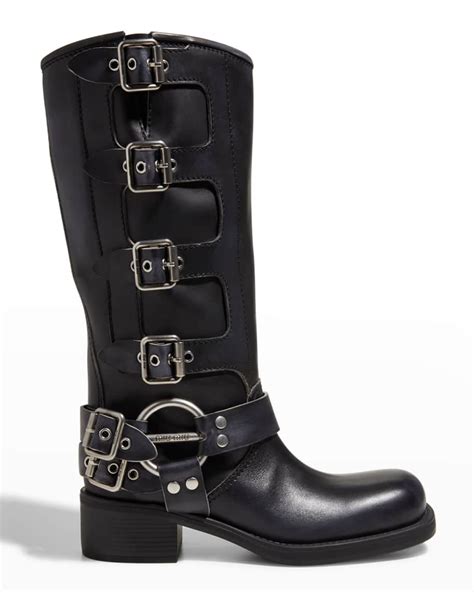 miu miu by prada tall boots|Miu Miu Boots for Women .